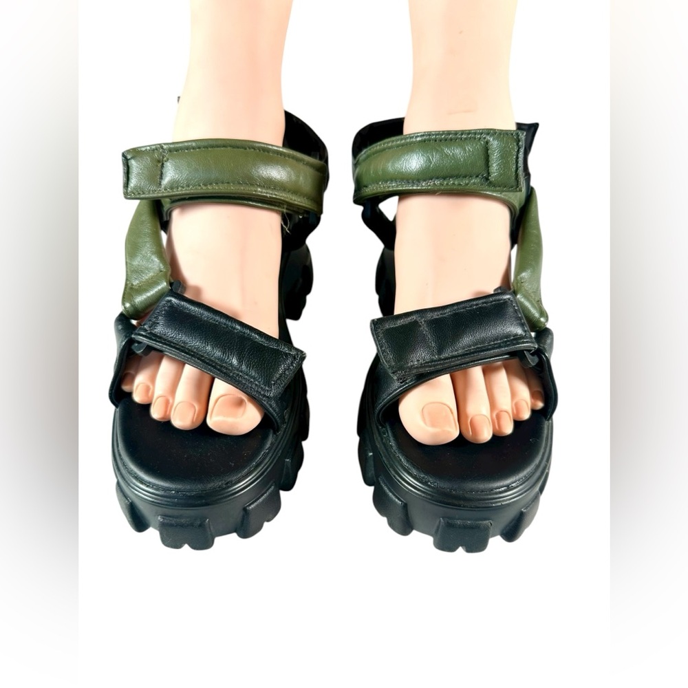 Arizona Love Leather Platform Sporty Women's Sandals US 7.5 - Picture 10 of 15